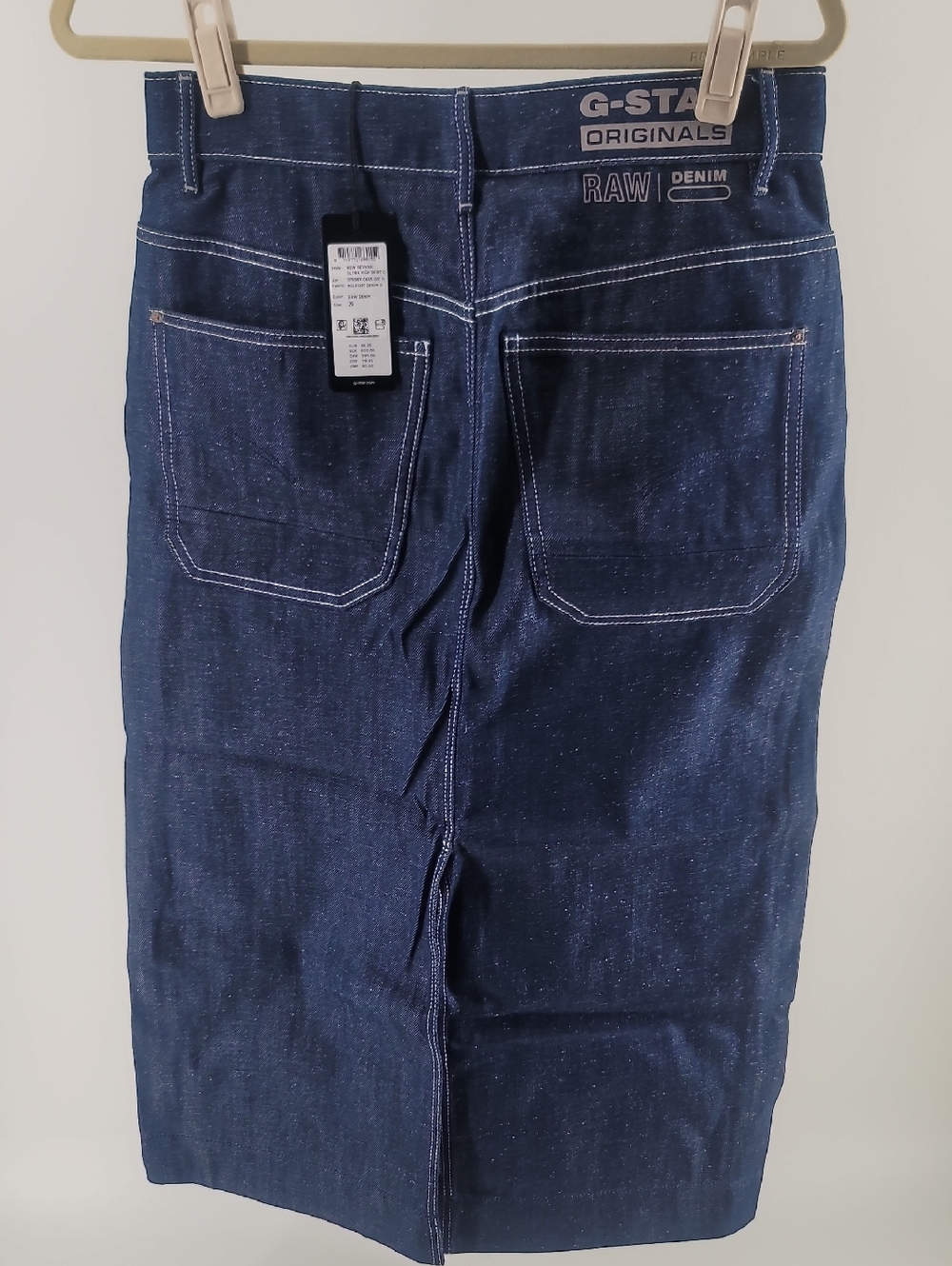 G-Star Raw Denim Dark Blue Straight Jeans Skirt